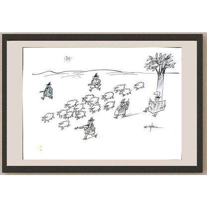 Pavel Constantin 29x21cm Orijinal Karikatür BOD04251