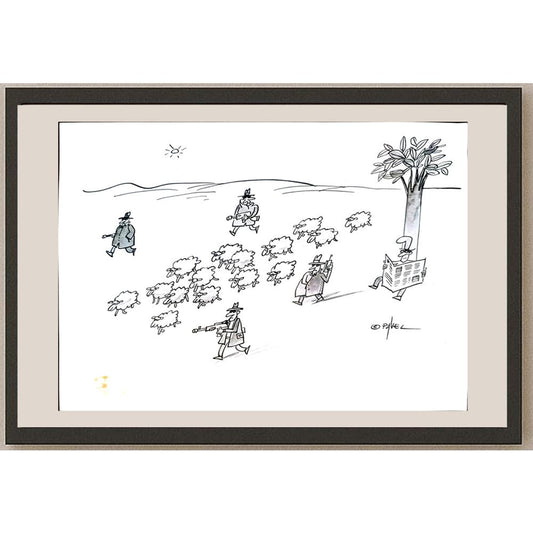 Pavel Constantin 29x21cm Orijinal Karikatür BOD04251