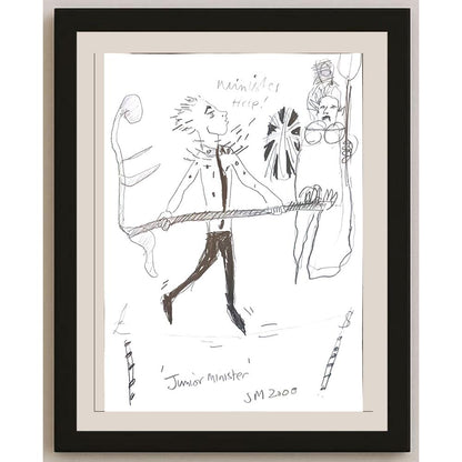 S M 29x21cm Orijinal Karikatür BOD04252