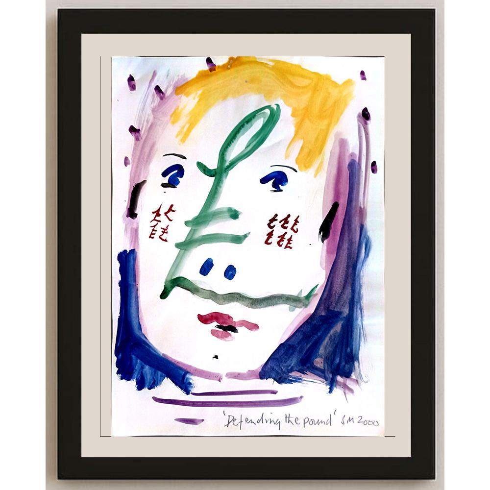 S M 29x21cm Orijinal Karikatür BOD04255