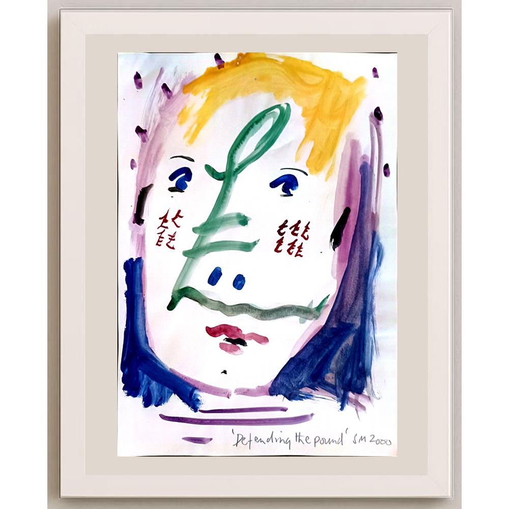 S M 29x21cm Orijinal Karikatür BOD04255