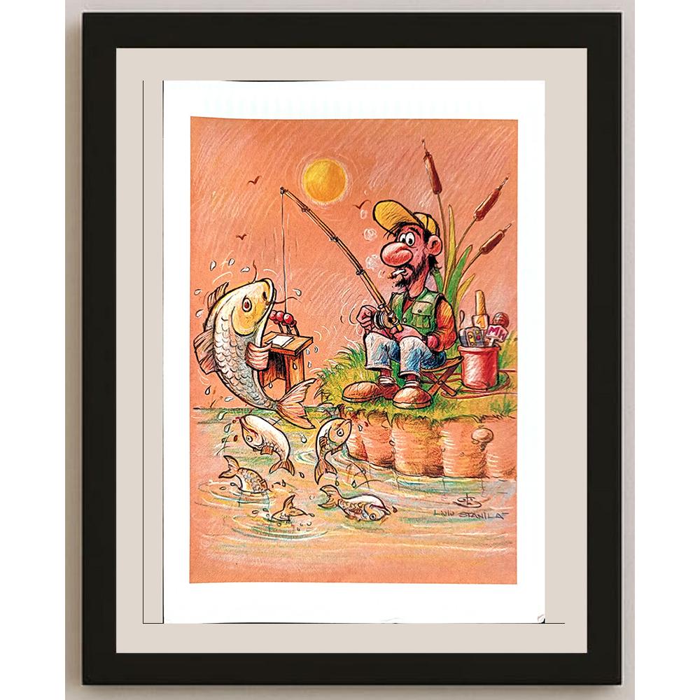 Liviu Pencea 29x21cm Orijinal Karikatür BOD04261