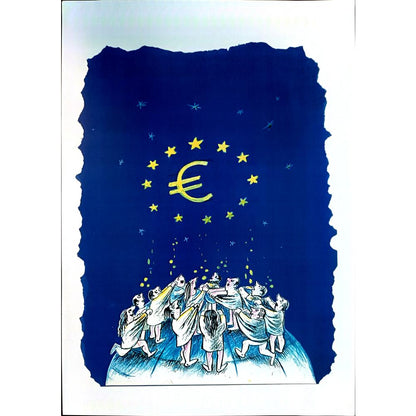 Wolfgang Schlegel 29x21cm Orijinal Karikatür BOD04266