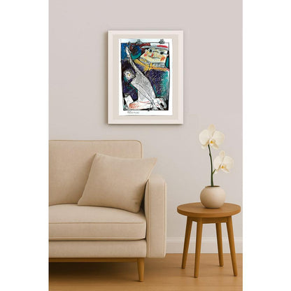 Baniasadi Mohammad Ali 29x21cm Orijinal Karikatür BOD04276