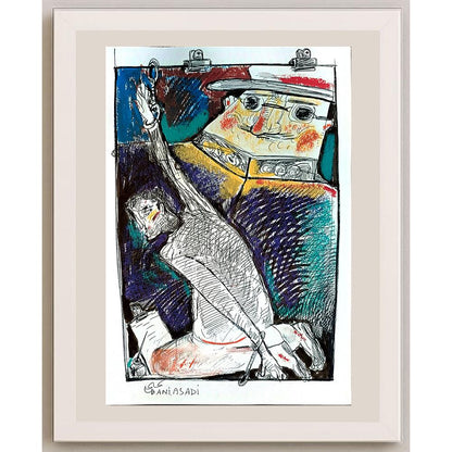 Baniasadi Mohammad Ali 29x21cm Orijinal Karikatür BOD04276
