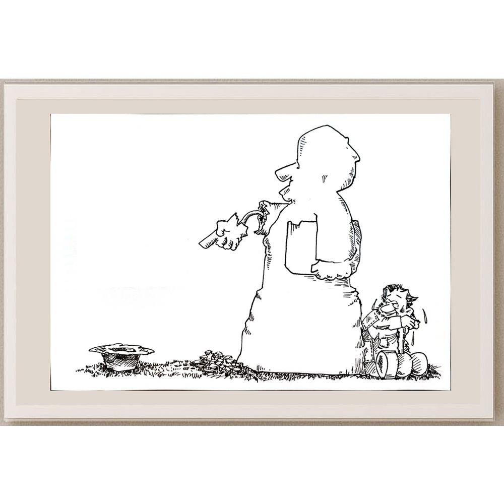 Xiao Cheng Sen 29x21cm Orijinal Karikatür BOD04278