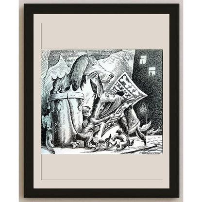 Vladimir Kazanevsky 23x20cm Orijinal Karikatür BOD04291