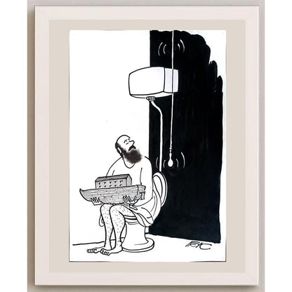 Frantisek Kratochvil 29x21cm Orijinal Karikatür BOD04294