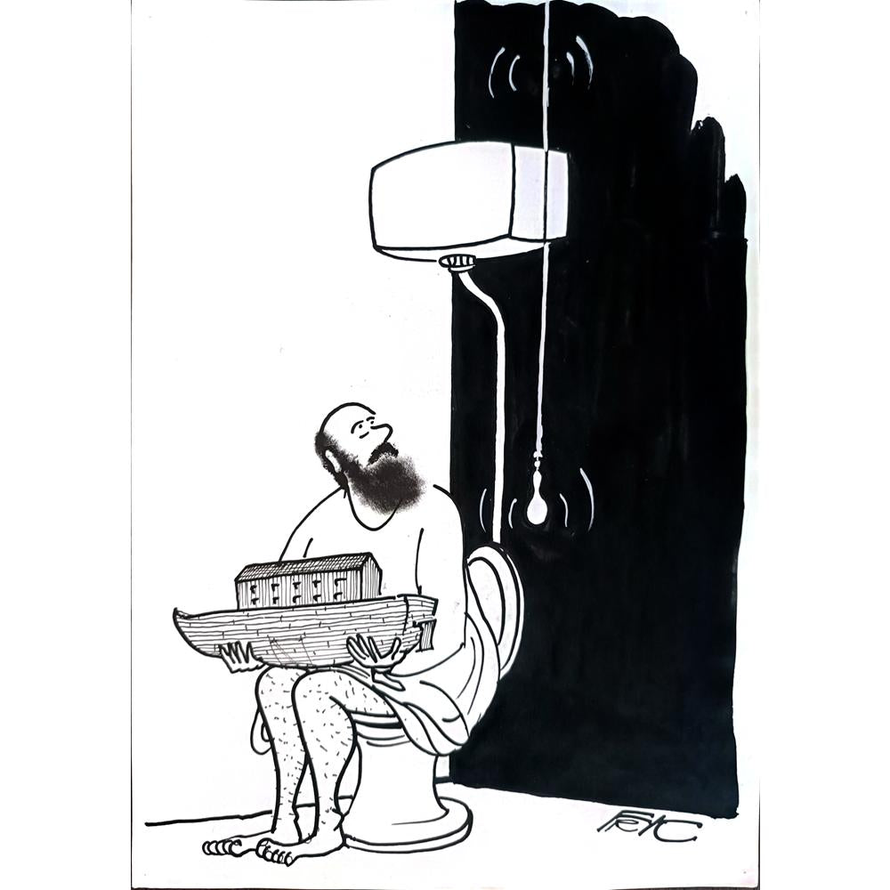 Frantisek Kratochvil 29x21cm Orijinal Karikatür BOD04294