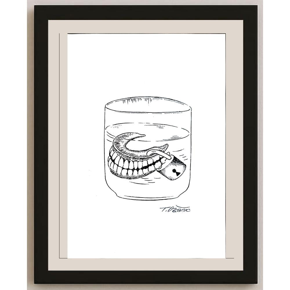 Tomislav Ozanic 29x21cm Orijinal Karikatür BOD04296