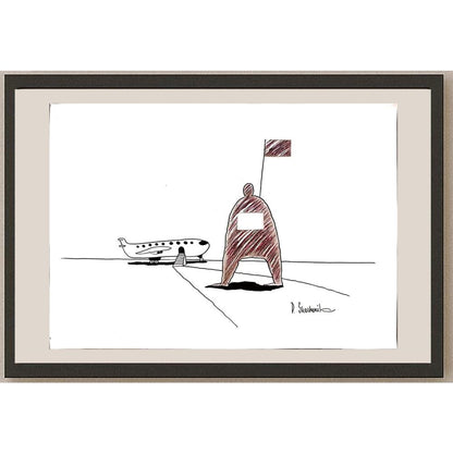 Dmitriy Skazhenik 29x21cm Orijinal Karikatür BOD04300