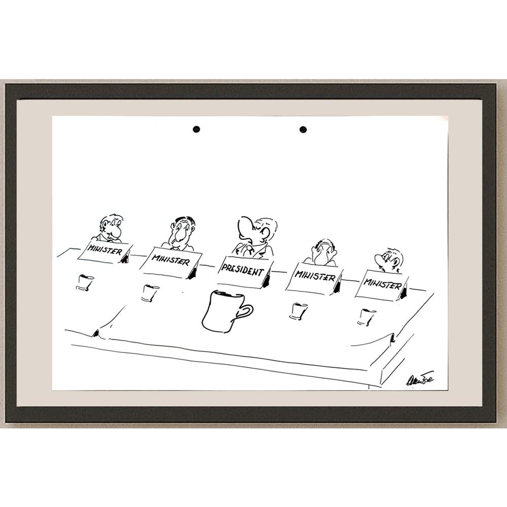 Branko Prehuzic 29x21cm Orijinal Karikatür BOD04304