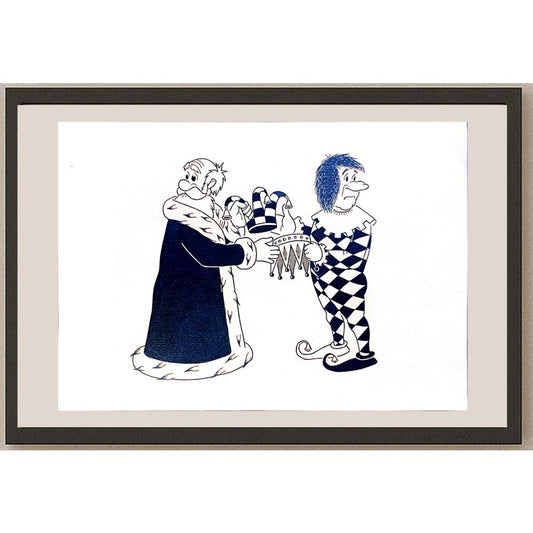Vansovich Tamara 29x21cm Orijinal Karikatür BOD04305