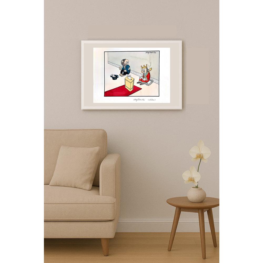 Hong Shun Hai 29x21cm Orijinal Karikatür BOD04310