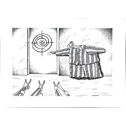 Alexander Avramenko 29x21cm Orijinal Karikatür BOD04311