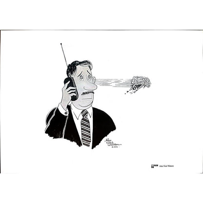 Alex Noel Watson 29x21cm Orijinal Karikatür BOD04318