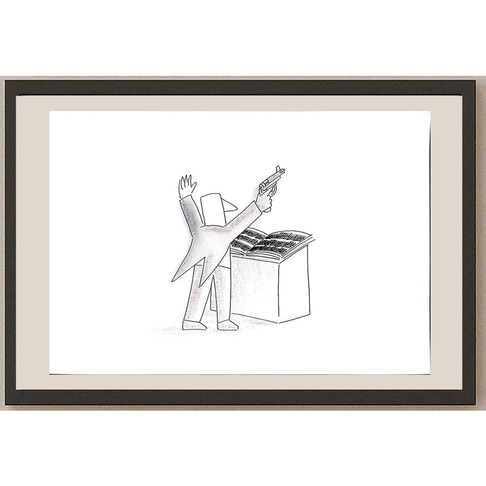 Lubica Konkova 29x21cm Orijinal Karikatür BOD04320