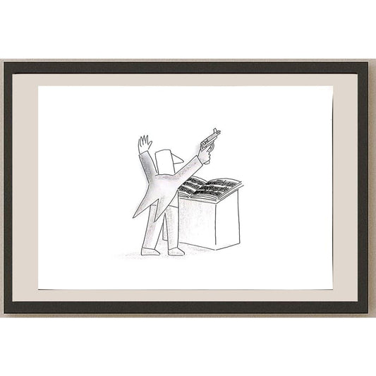 Lubica Konkova 29x21cm Orijinal Karikatür BOD04320