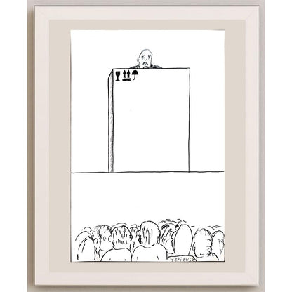 Michael Tetievski 29x21cm Orijinal Karikatür BOD04329