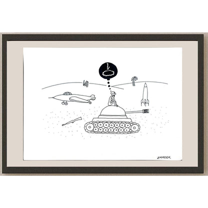 Stanko Zmazek 29x21cm Orijinal Karikatür BOD04355