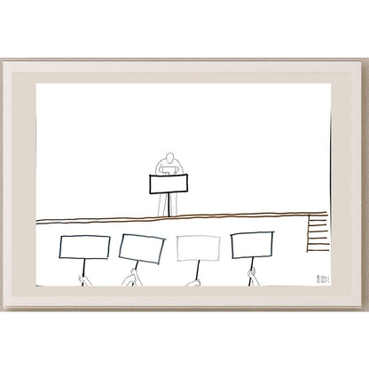 Fedor Kritovak 29x21cm Orijinal Karikatür BOD04356