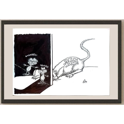 Kresimir Filipan 29x21cm Orijinal Karikatür BOD04357
