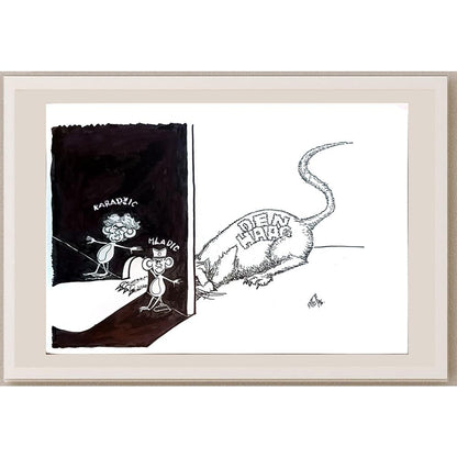 Kresimir Filipan 29x21cm Orijinal Karikatür BOD04357