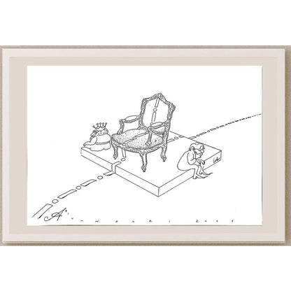 Ali Divandari 29x21cm Orijinal Karikatür BOD04358