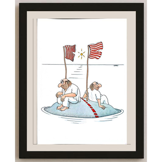 Roman Kubec 29x21cm Orijinal Karikatür BOD04360