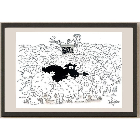 Bojan Grlica 29x21cm Orijinal Karikatür BOD04363