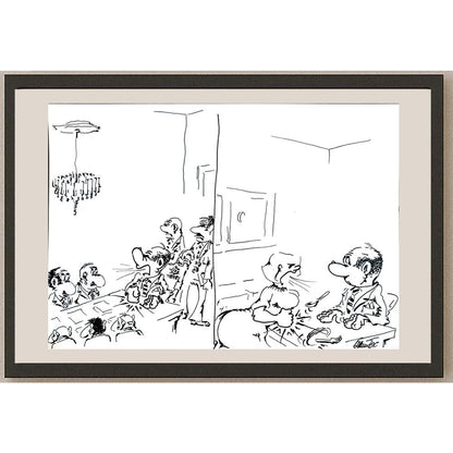 Branko Prehuzic 29x21cm Orijinal Karikatür BOD04366