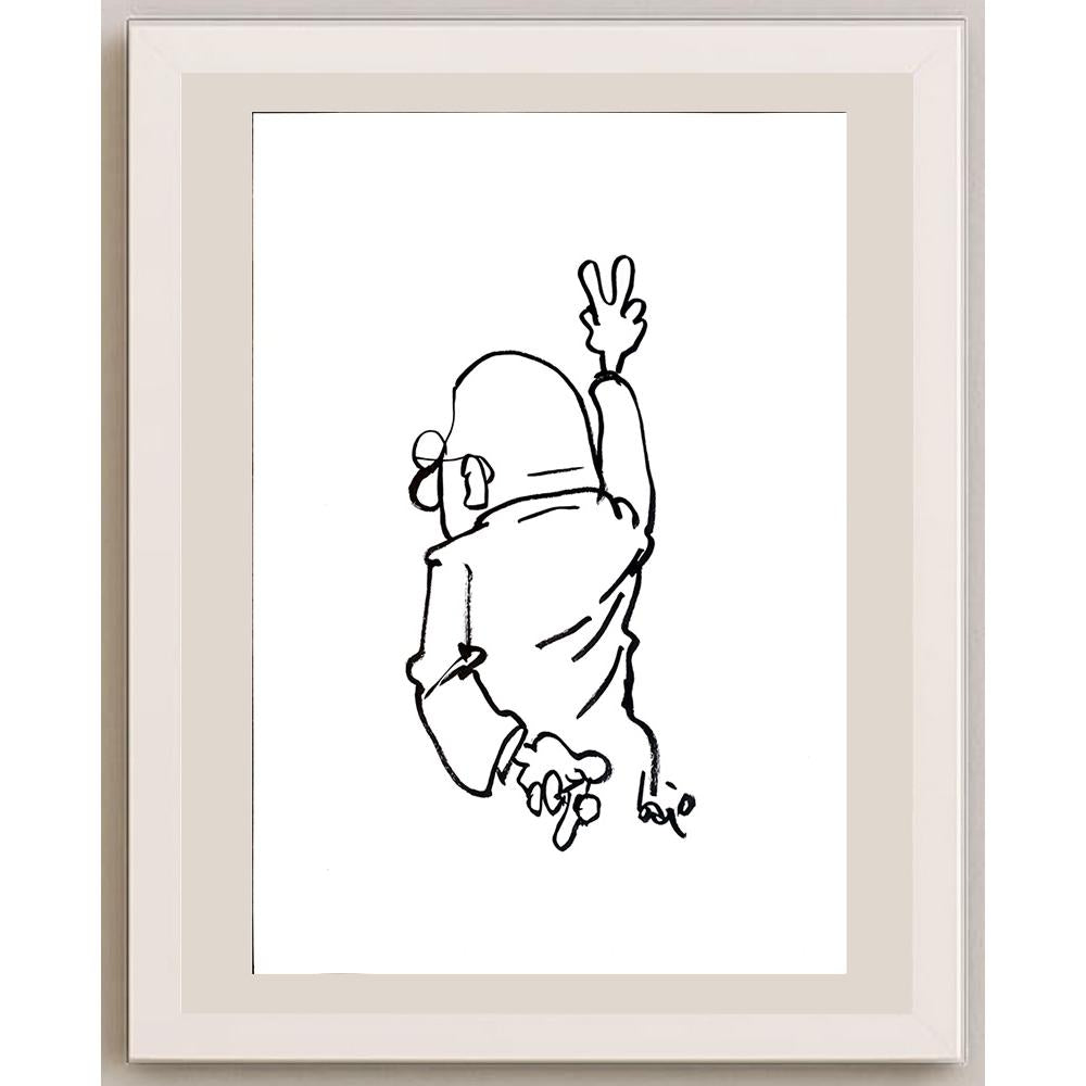 Bart Van Der Kraan 29x21cm Orijinal Karikatür BOD04372