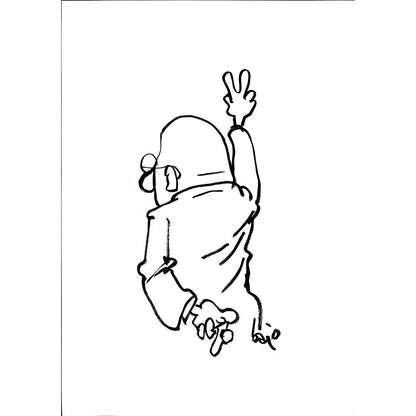 Bart Van Der Kraan 29x21cm Orijinal Karikatür BOD04372