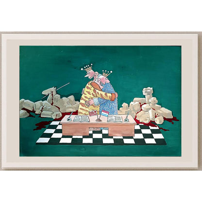 Zhang Hong Lin 29x21cm Orijinal Karikatür BOD04377