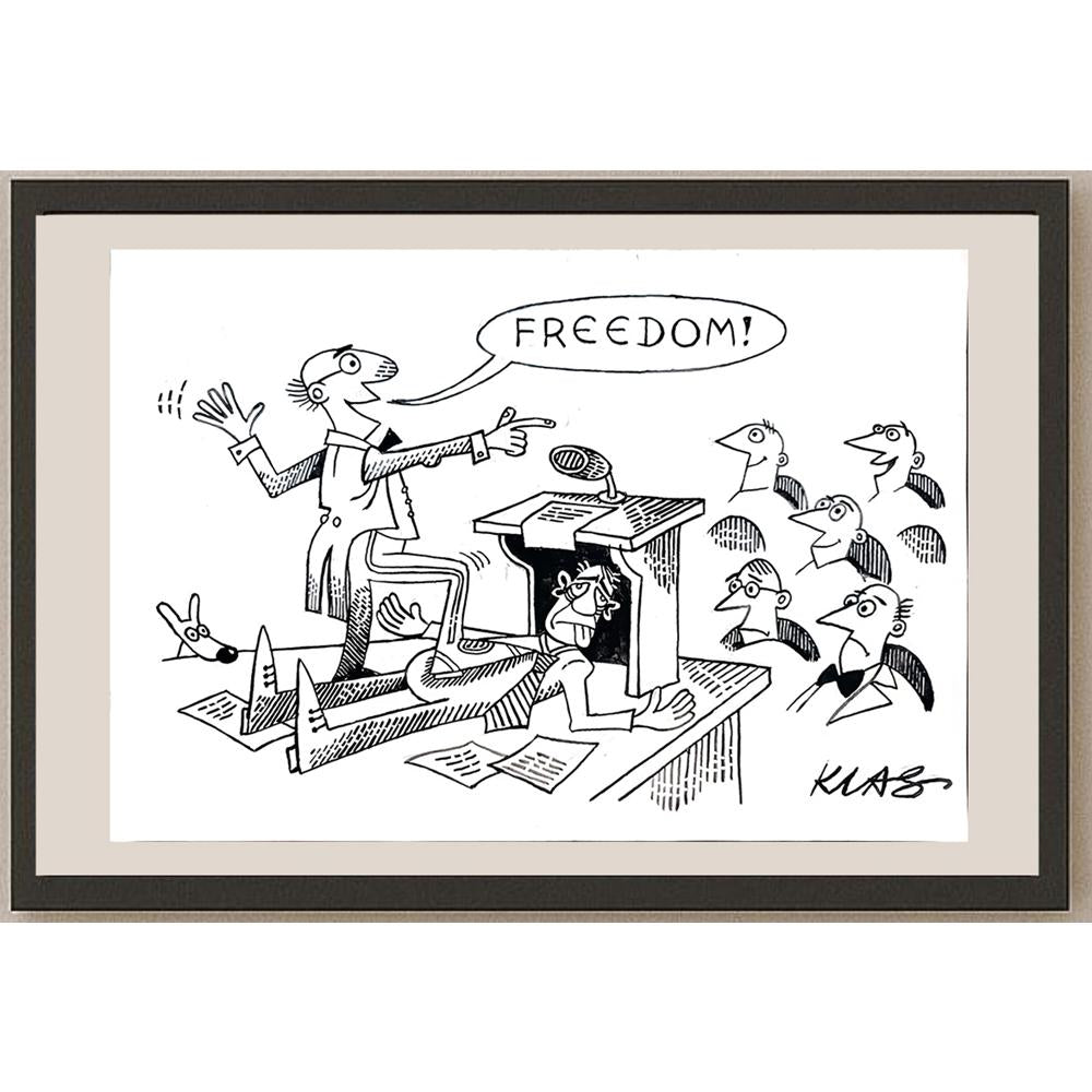 Alexsandar Klas 35x25cm Orijinal Karikatür BOD04381