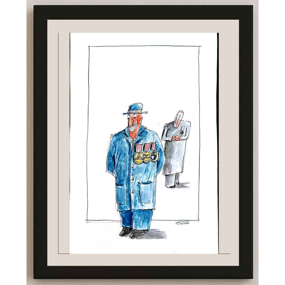 Milos Panig Pango 43x26cm Orijinal Karikatür BOD04382
