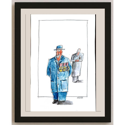 Milos Panig Pango 43x26cm Orijinal Karikatür BOD04382