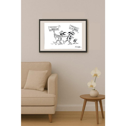 Alexsandar Klas 35x25cm Orijinal Karikatür BOD04383