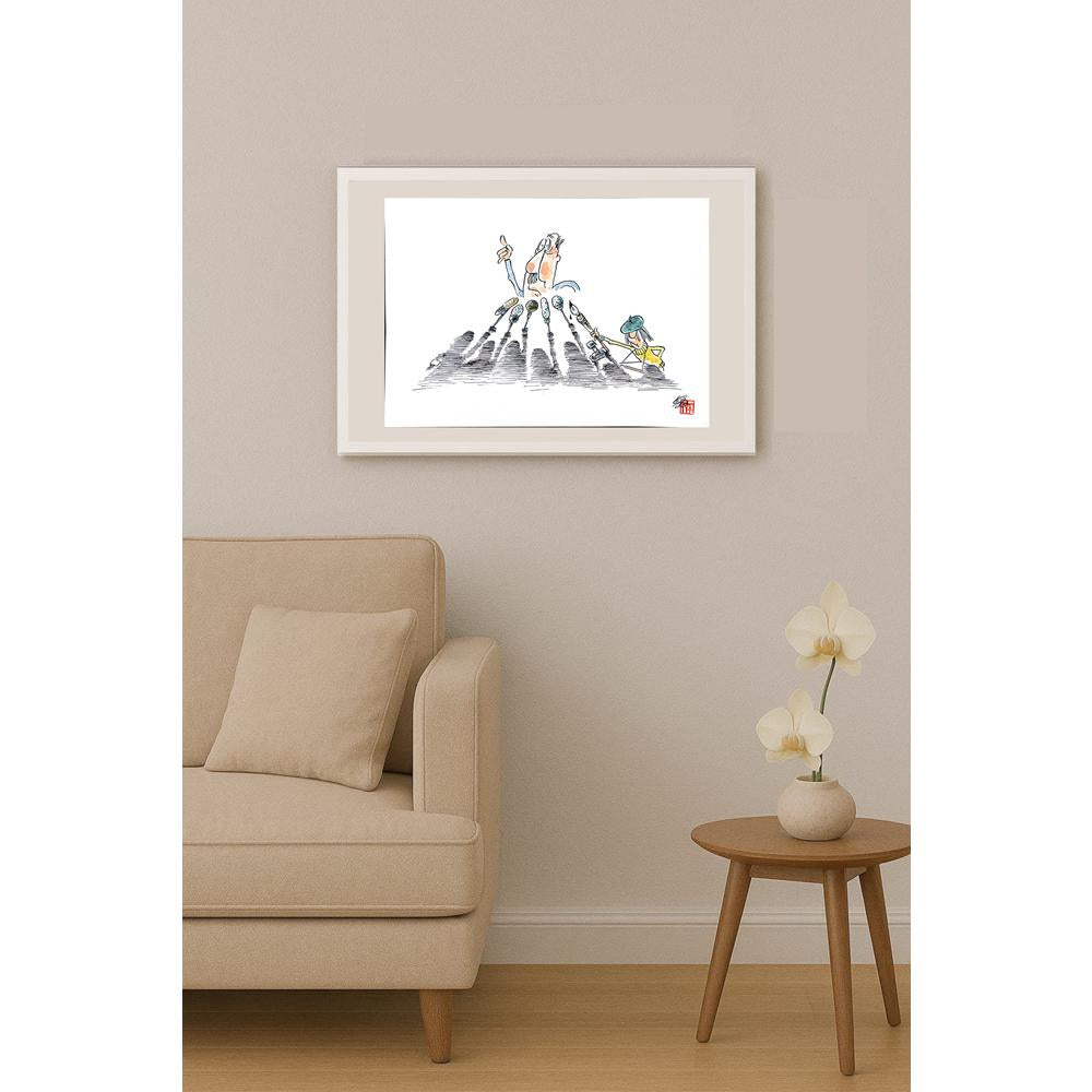 Tahara Tota 36x26cm Orijinal Karikatür BOD04386