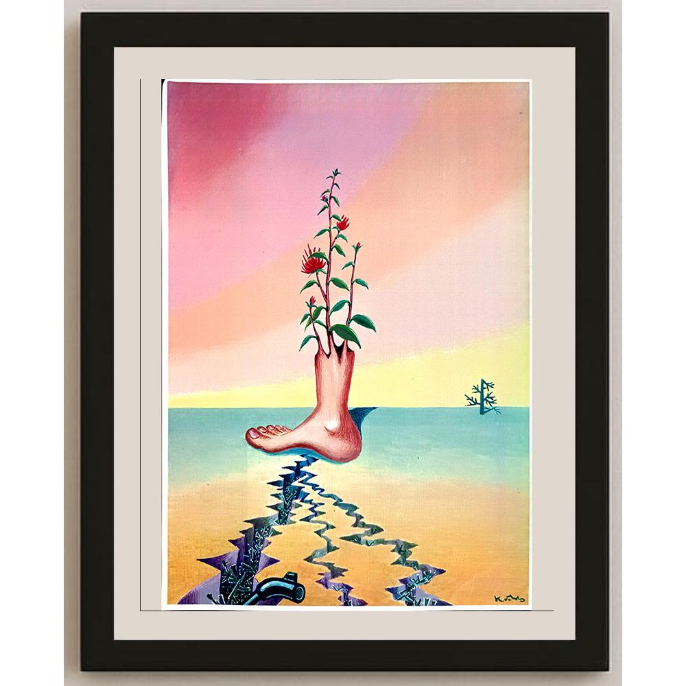 Morimoto Kiyohiko 36x26cm Orijinal Karikatür BOD04389