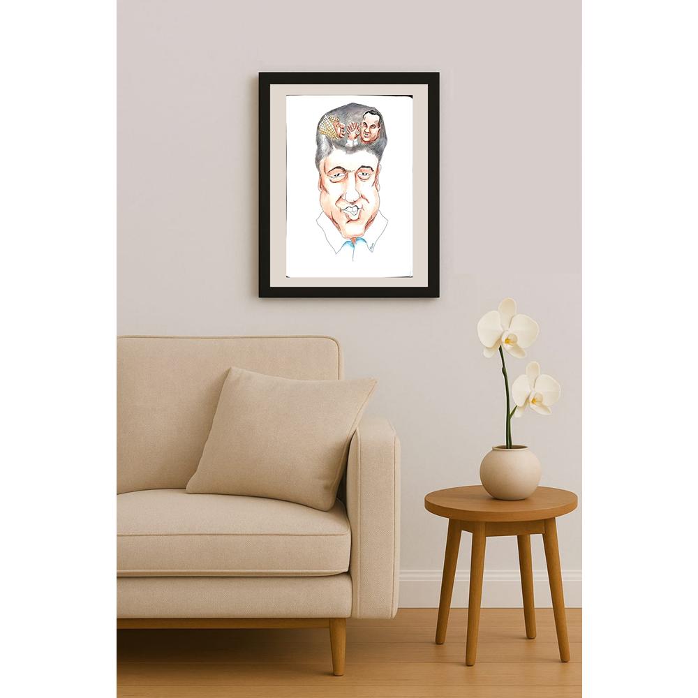 Romanov Vladimir 43x30cm Orijinal Karikatür BOD04403