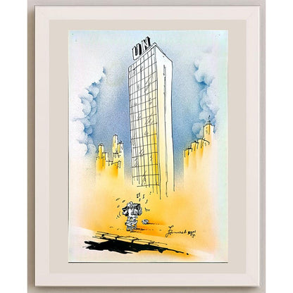Jovan Prokopljevic 33x24cm Orijinal Karikatür BOD04404