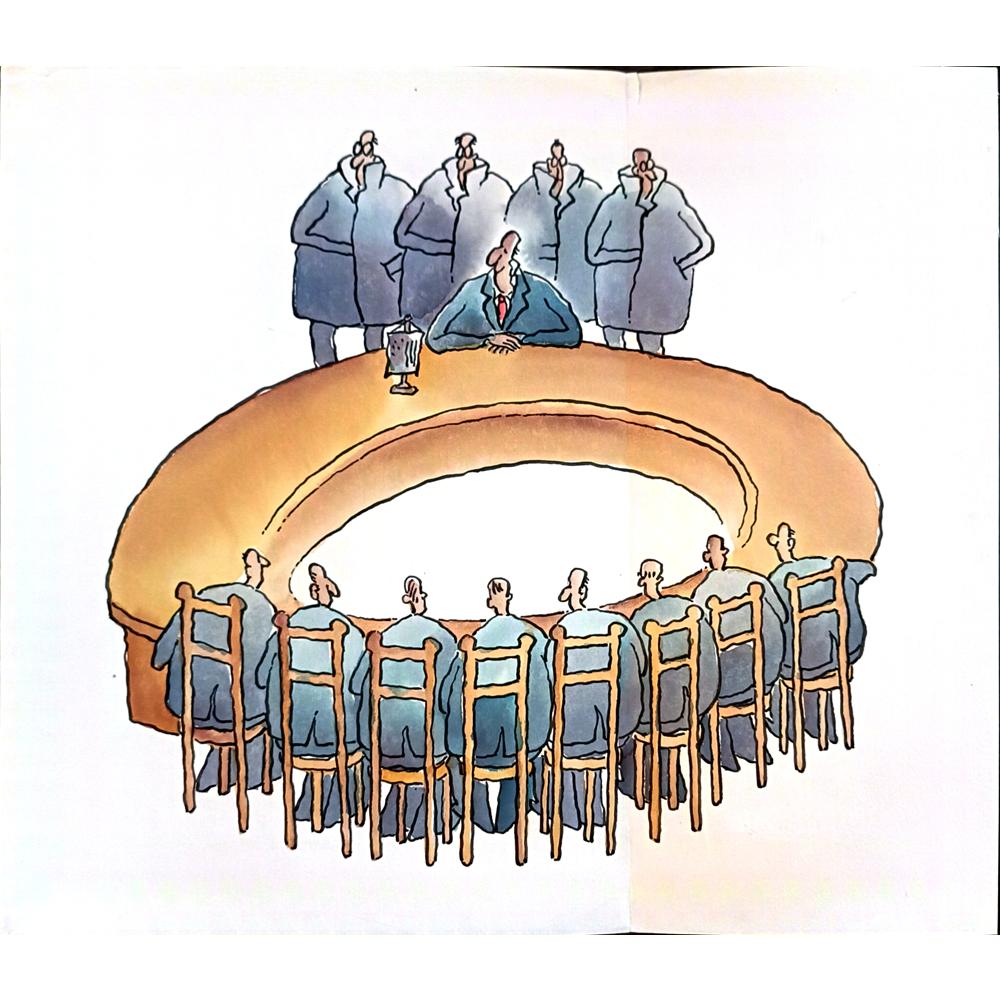 Xu Xiao 35x25cm Orijinal Karikatür BOD04408