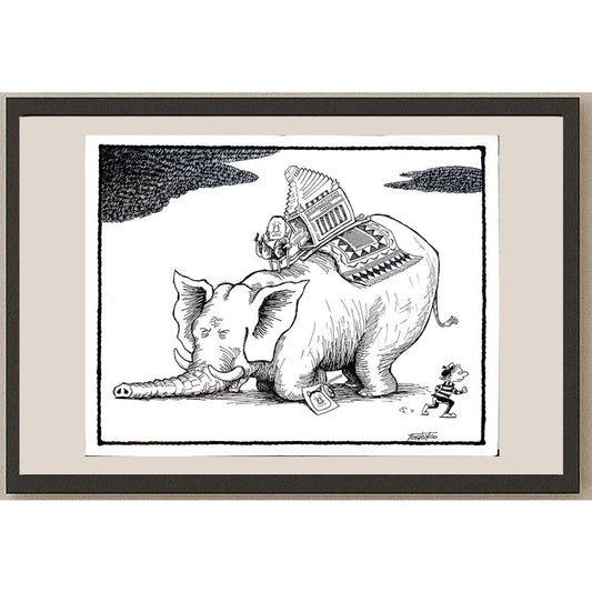 Toshiko Nishida 36x30cm Orijinal Karikatür BOD04409