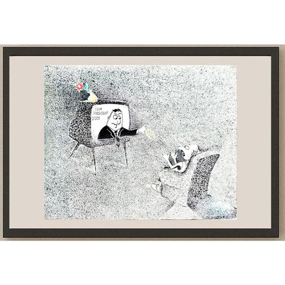 Zdravko Beshendgiev 38x31cm Orijinal Karikatür BOD04421