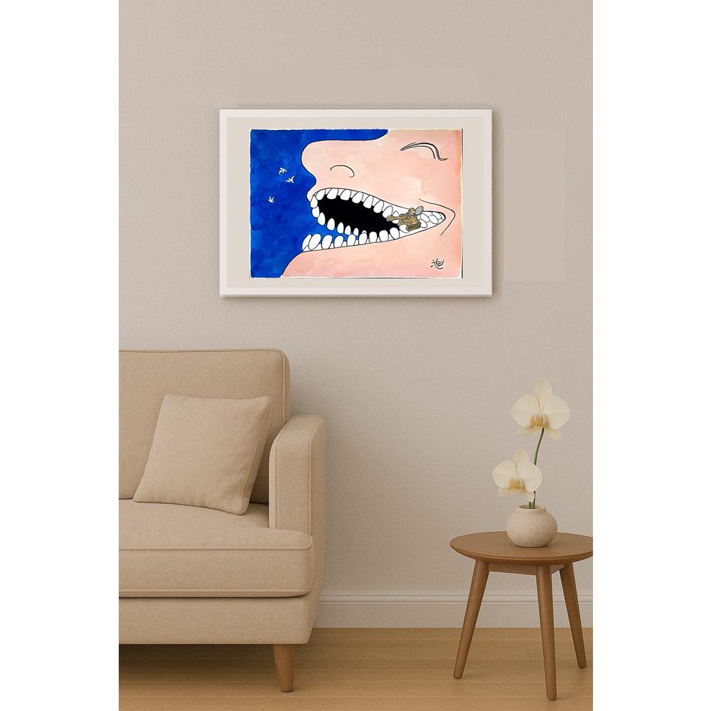 Susumu Katsumata 35x25cm Orijinal Karikatür BOD04423
