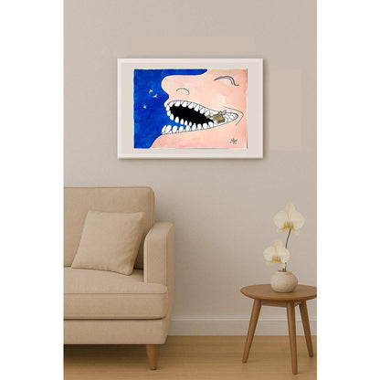 Susumu Katsumata 35x25cm Orijinal Karikatür BOD04423