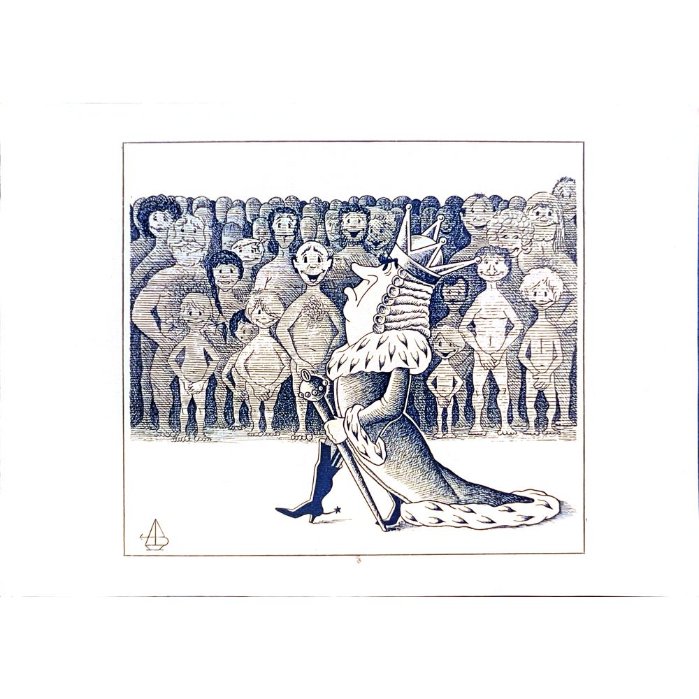 Vansovich Andrey 29x21cm Orijinal Karikatür BOD04430