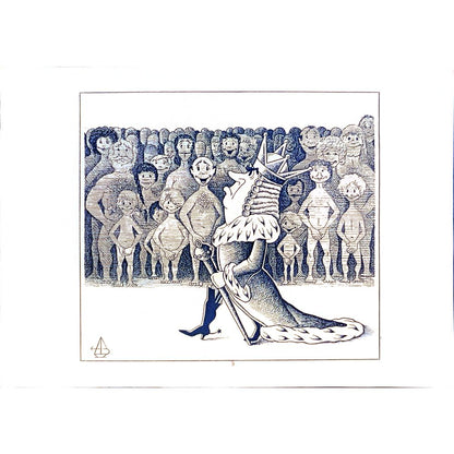 Vansovich Andrey 29x21cm Orijinal Karikatür BOD04430