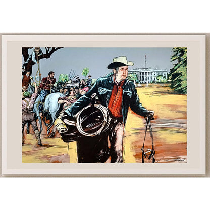 Willem Rasing 43x30cm Orijinal Karikatür BOD04436